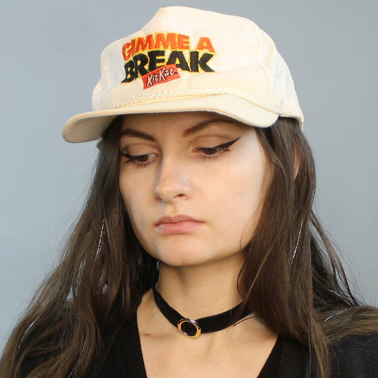Vintage 90s Gimme A Break KitKat Snapback Hat