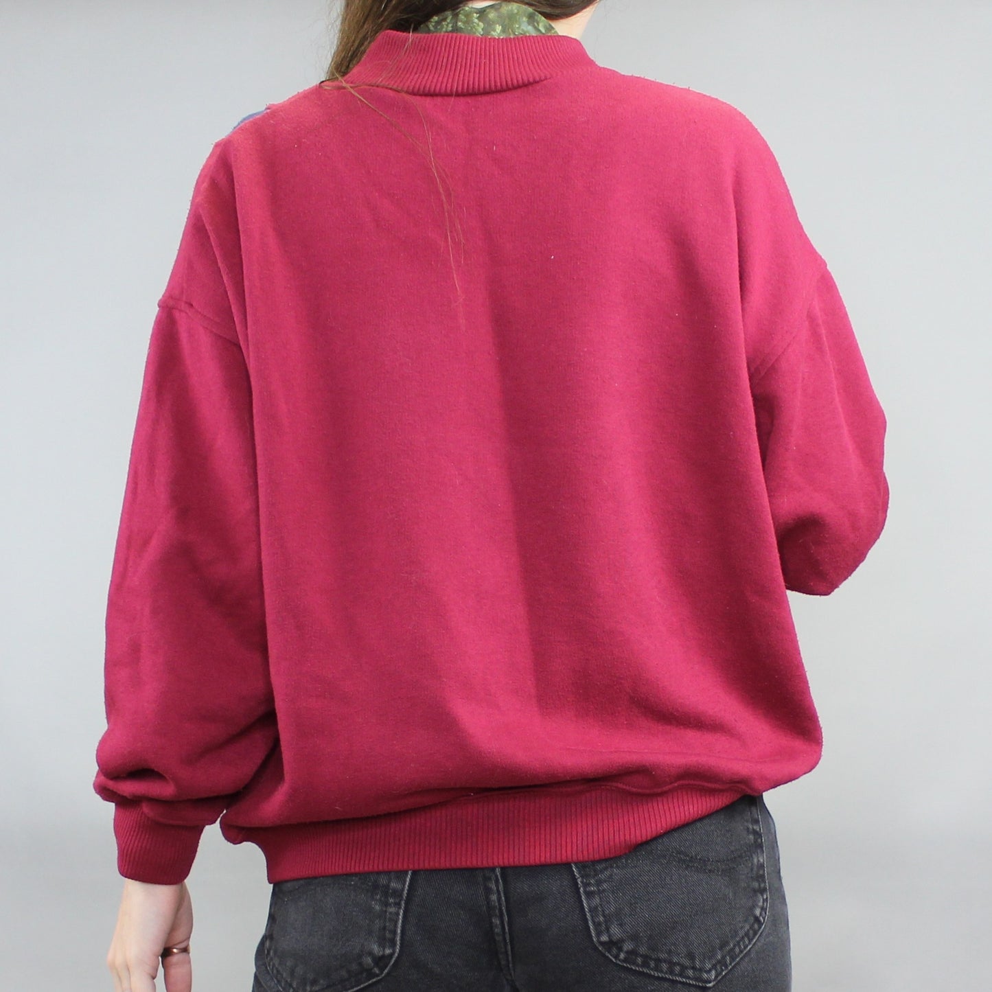 Vintage 80s Mock Neck Sweatshirt