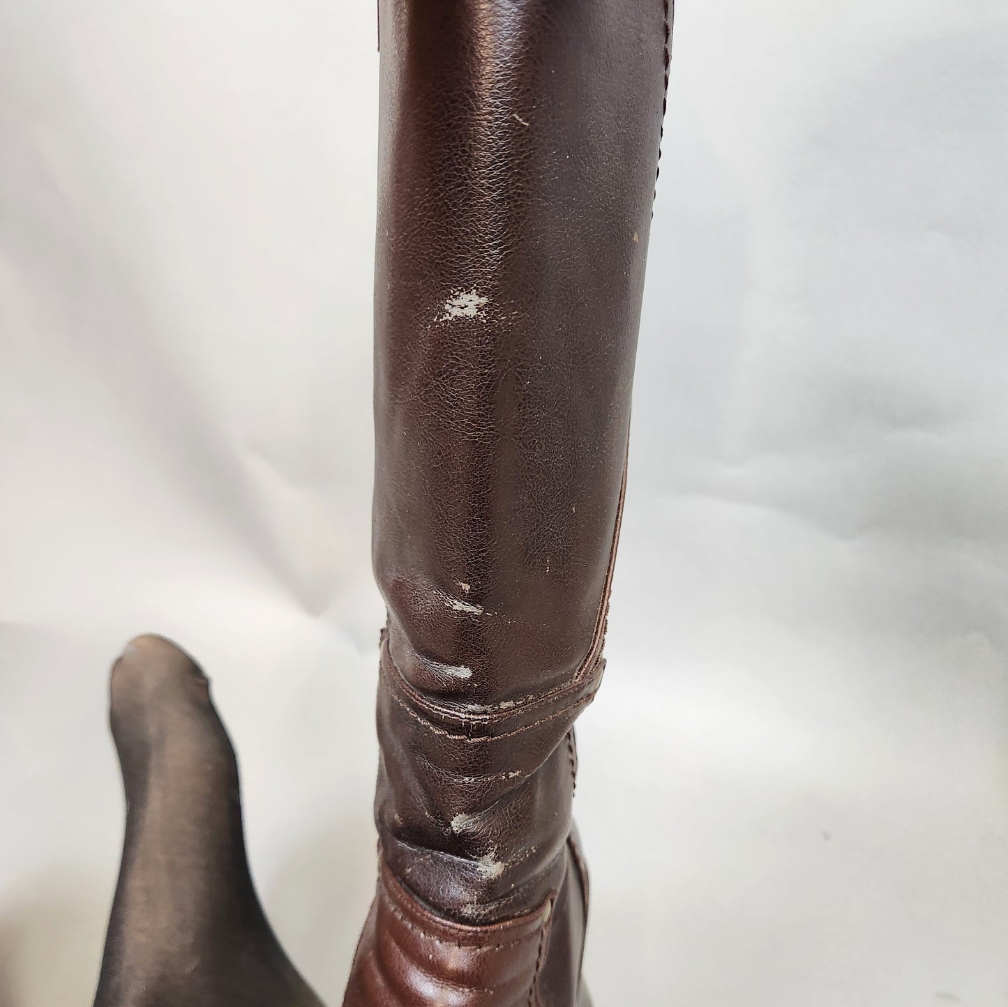 Vintage Y2k Chunky Knee High Patchwork Boots by No boundaries