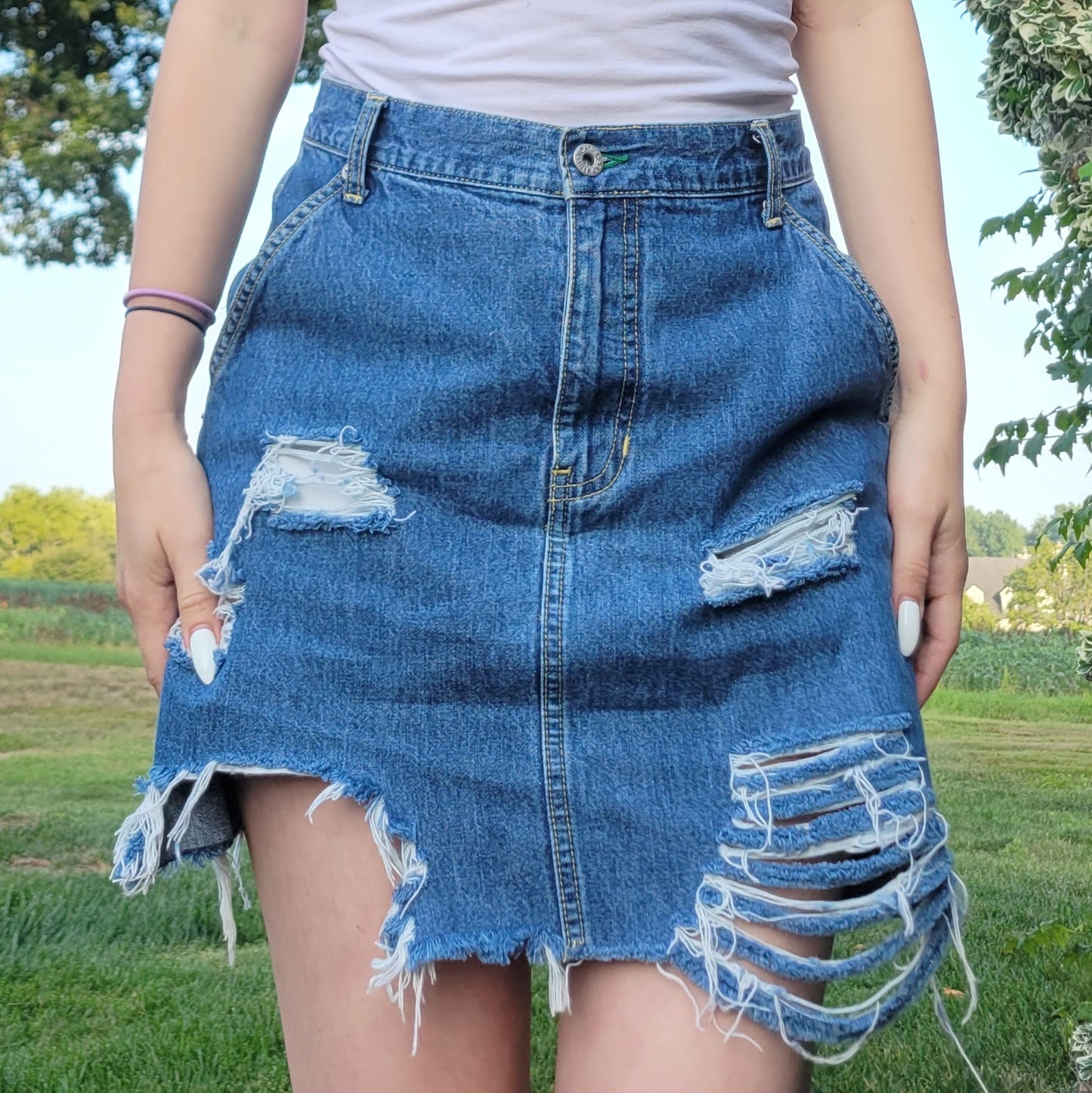 Tommy Jeans Denim Mini Skirt