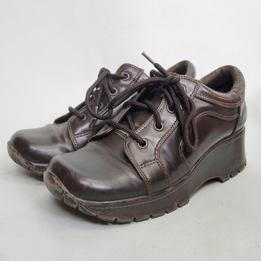 Vintage Y2k Chunky Wedge Sneakers by Lower East Side