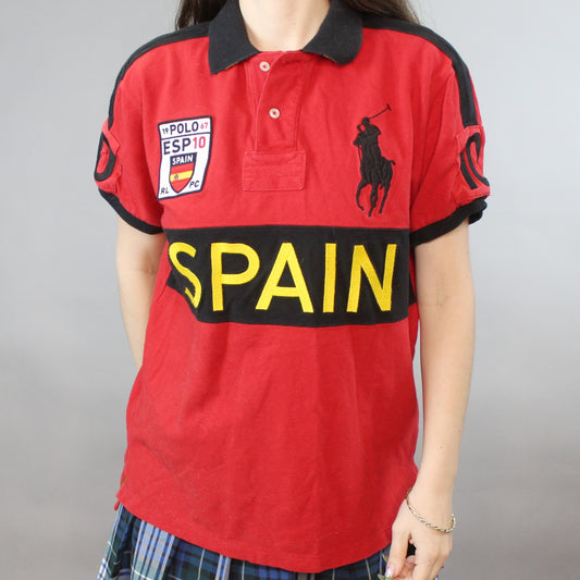 Polo Ralph Lauren Spain Patched Rugby T-shirt