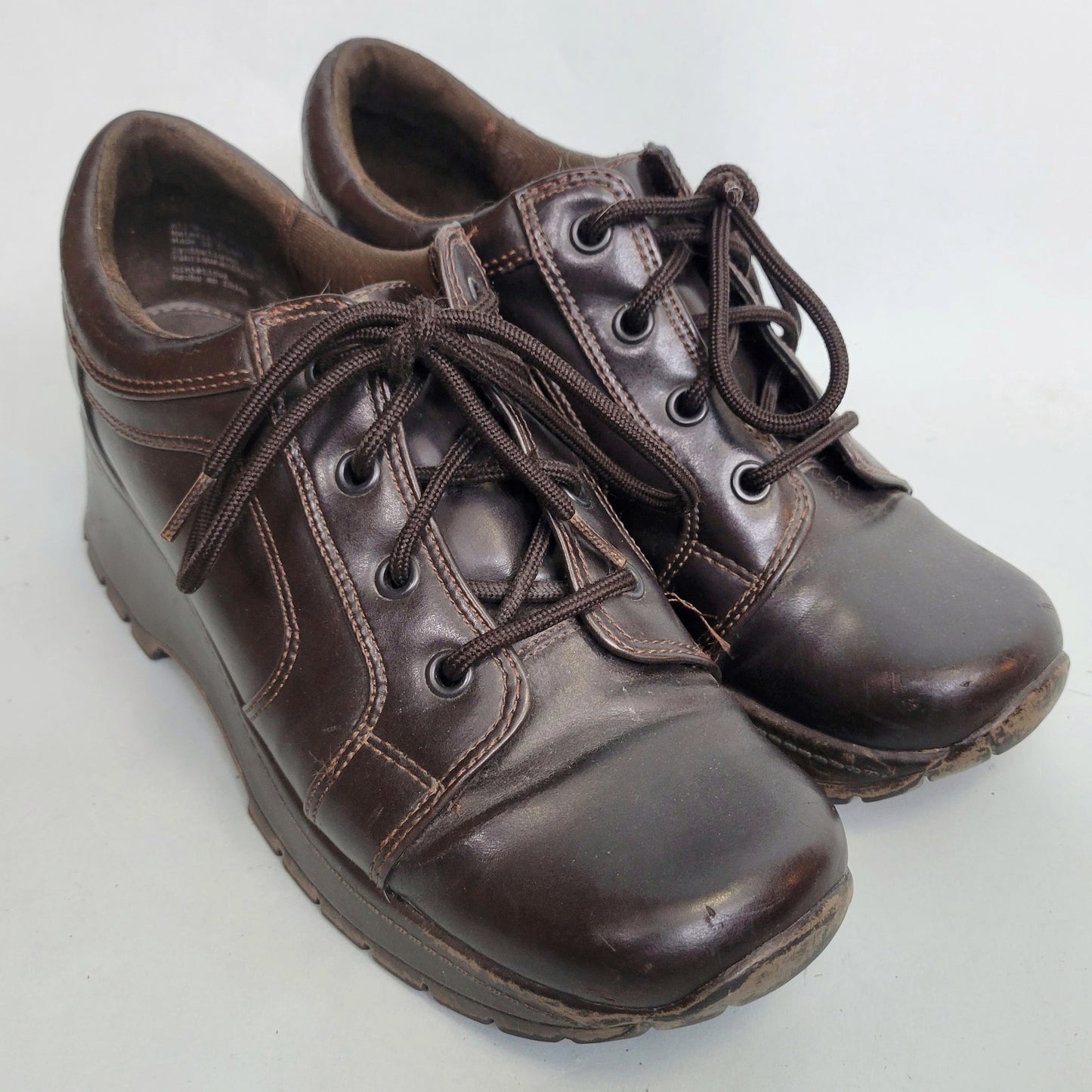 Vintage Y2k Chunky Wedge Sneakers by Lower East Side