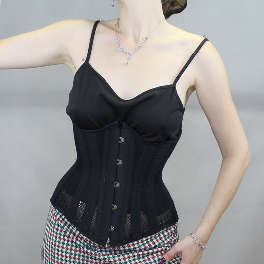 ShaperX Double Steel Boned Mesh Corset