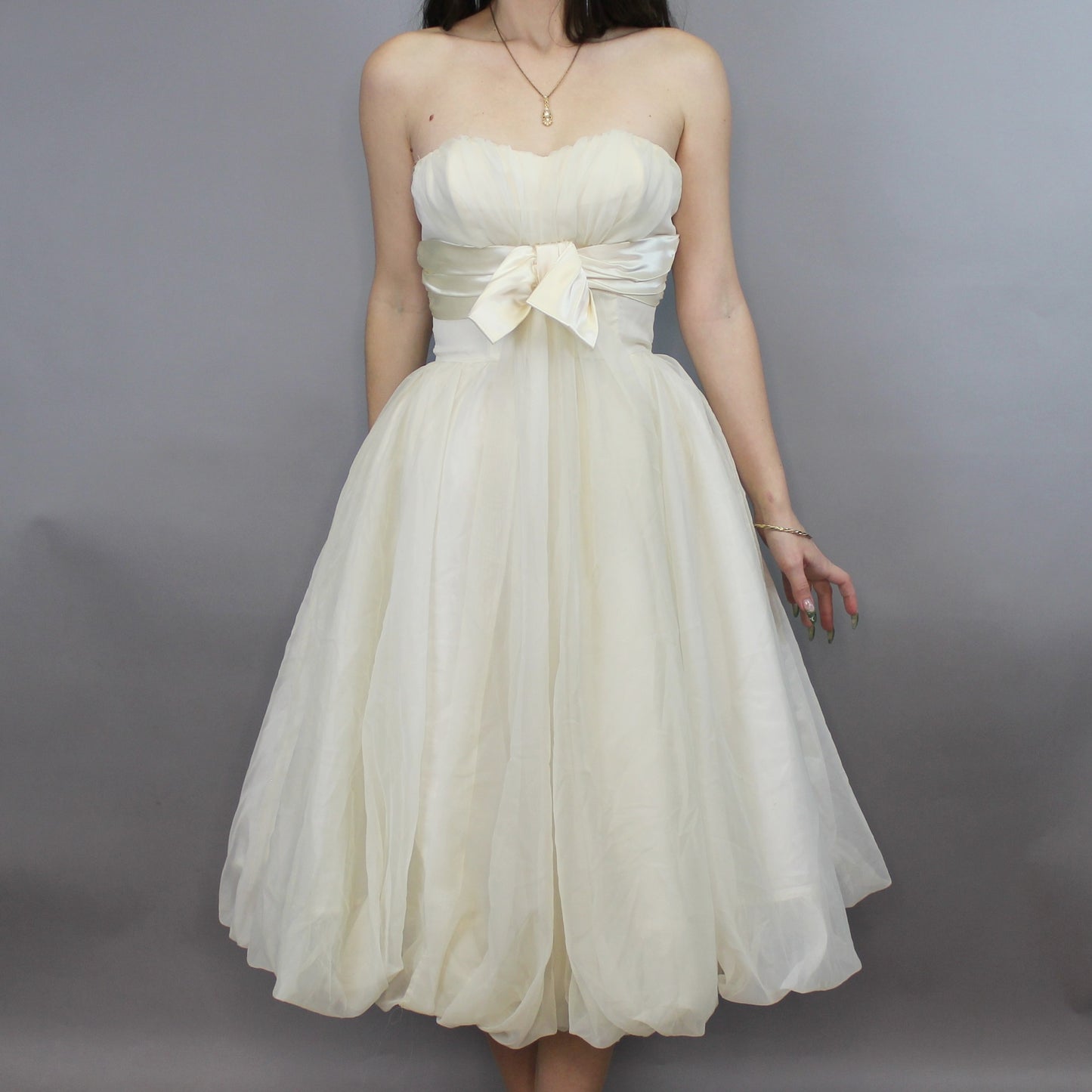 Vintage 50s Cupcake Dress Prom Party Bridal Dress
