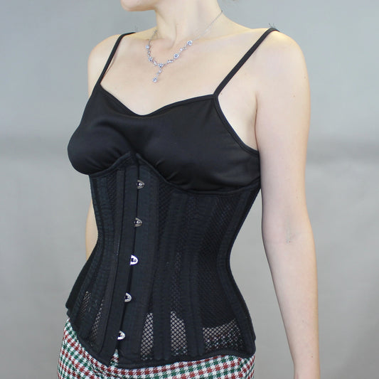 ShaperX Double Steel Boned Mesh Corset