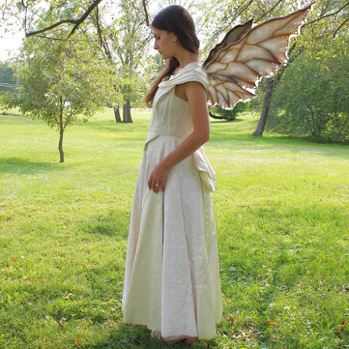 Vintage 50s Renaissance Style Ballgown Prom/Wedding Dress Specially Designed and made by Cassie Blome