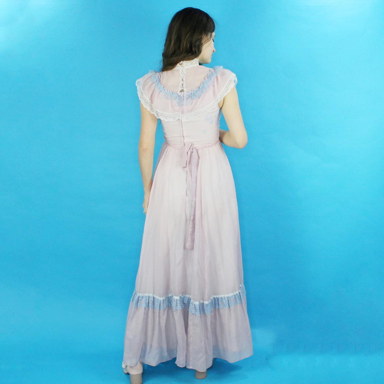 Vintage 70s Pastel Victorian Prairie dress from Gunne Sax by Jessica San Francisco