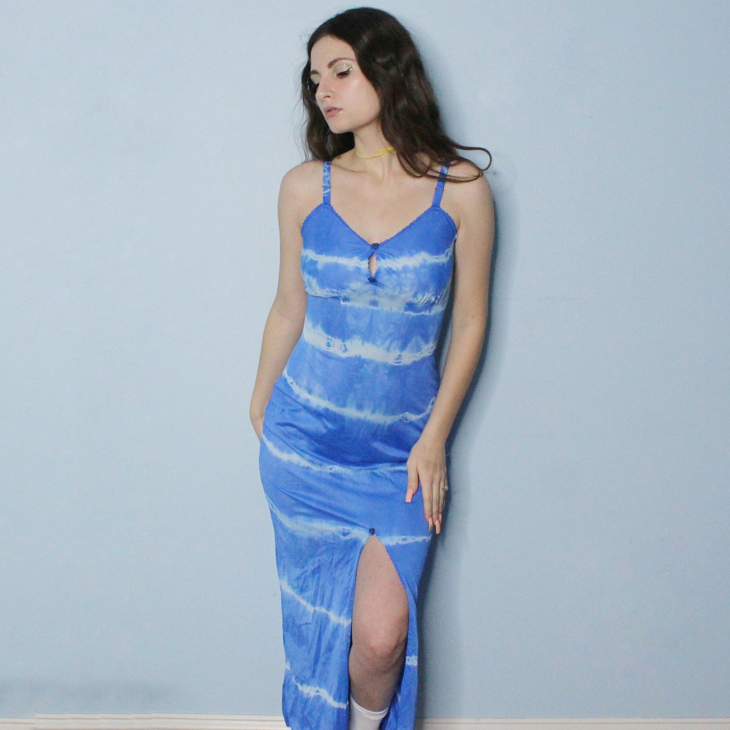 Reworked Vintage 80's Hand Dyed Nightgown by Camelot Apparel Inc.