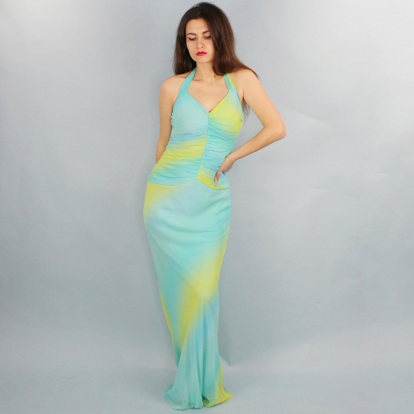 Vintage Y2k Sheath Prom Dress by My Michelle