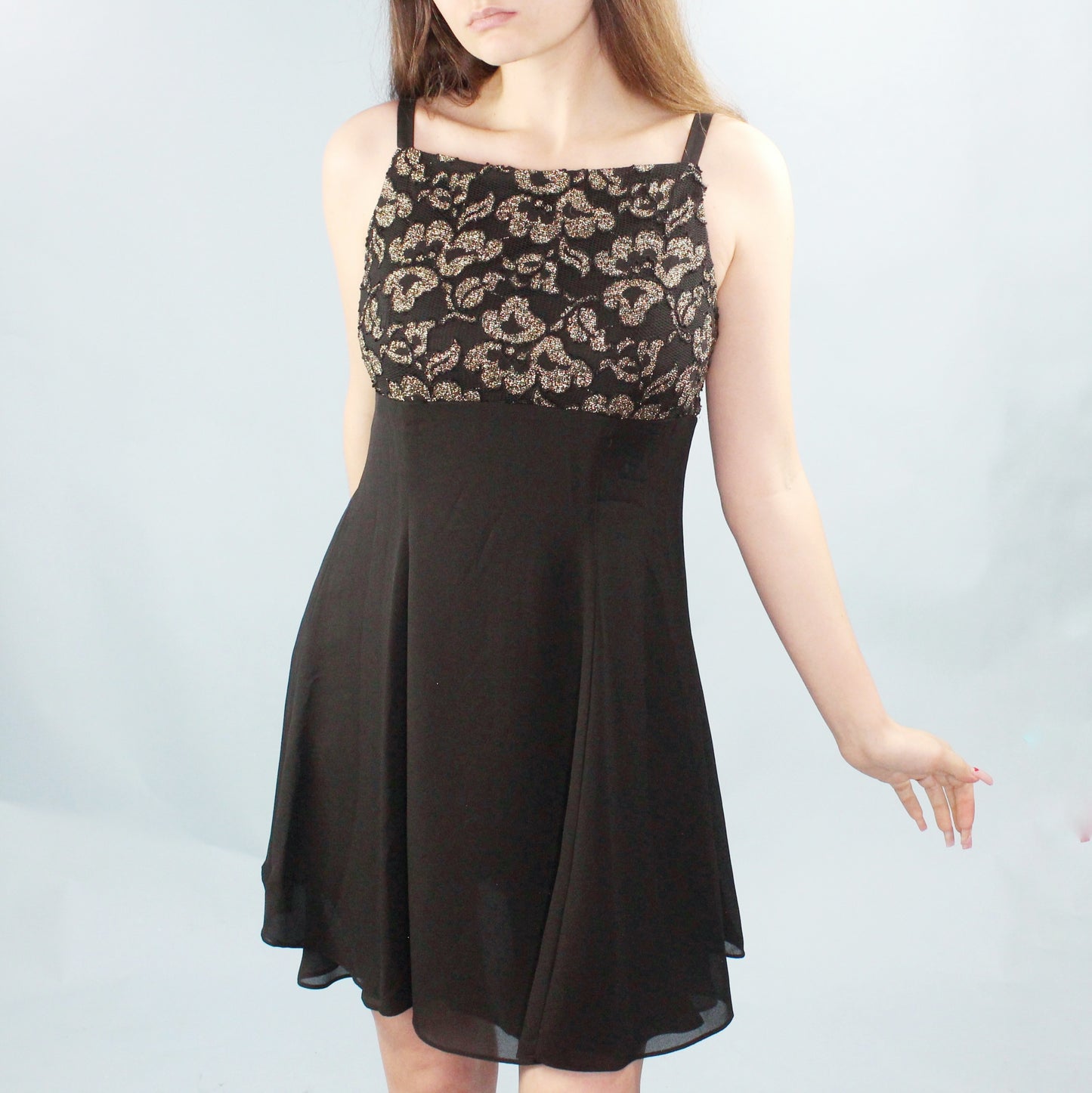Vintage 90s Formal Mini Dress by Rhapsody