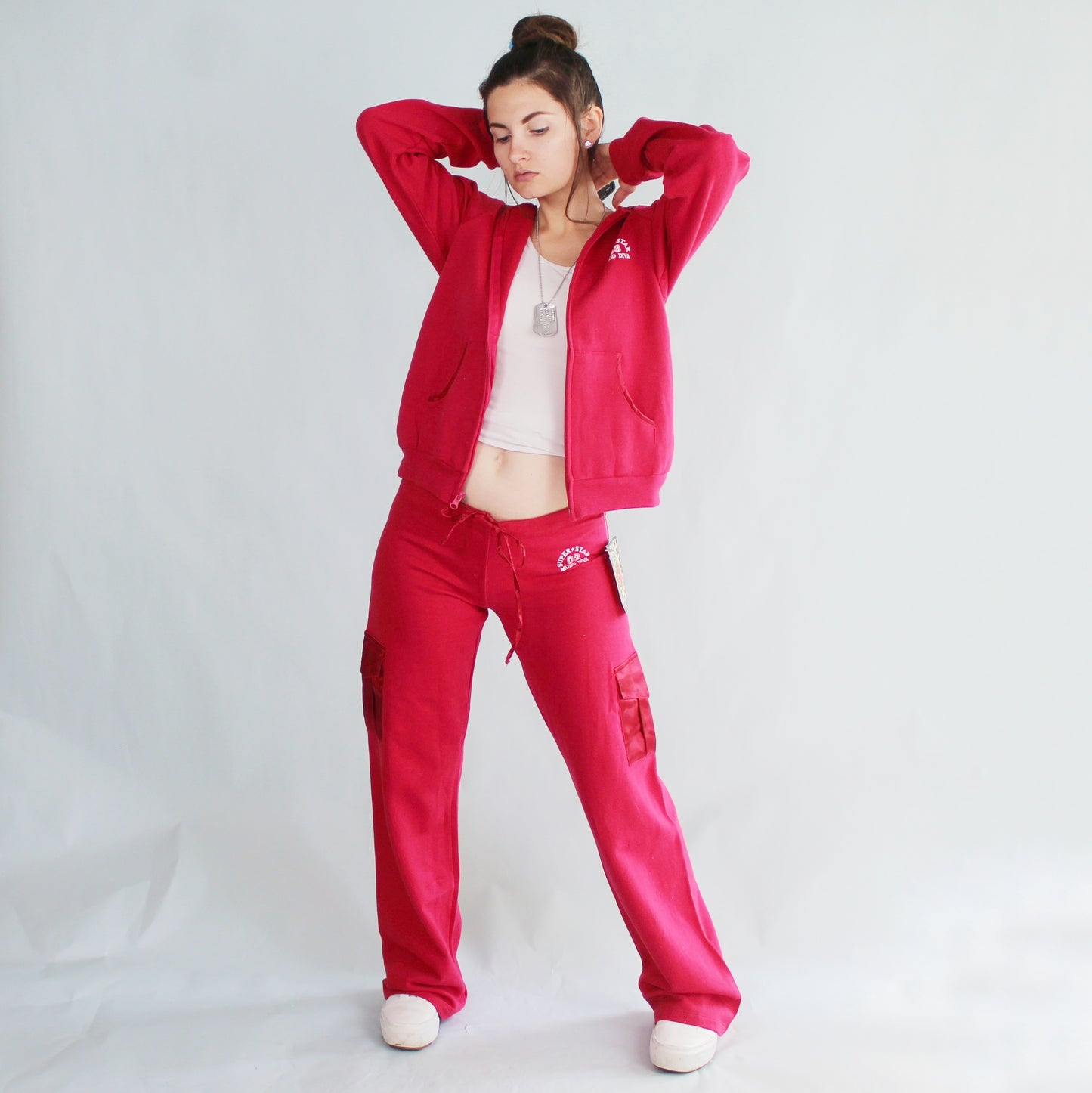 Red Vintage Y2k Mudd Sportswear Deadstock NWT Tracksuits