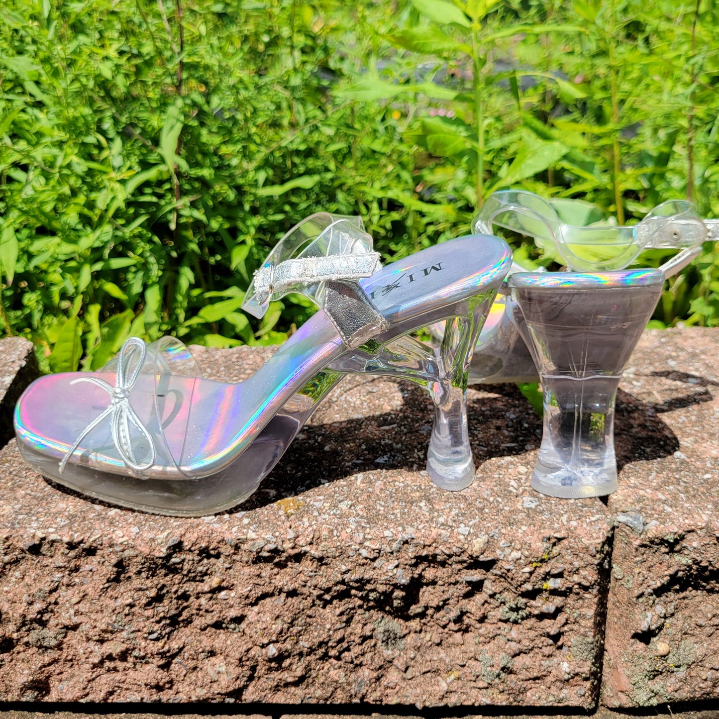 Vintage Y2k Clear Heels by Mixit