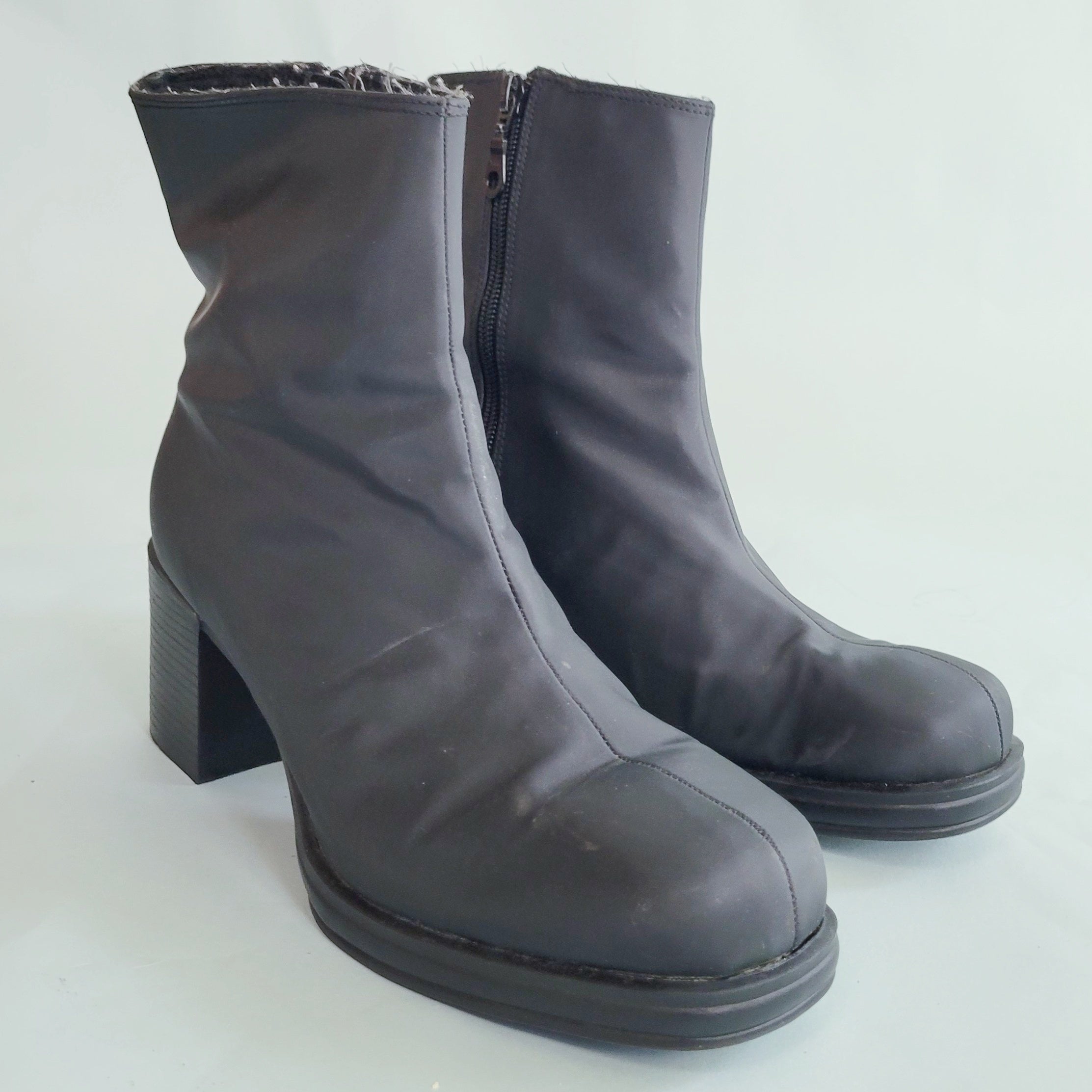 Vintage deals chunky boots