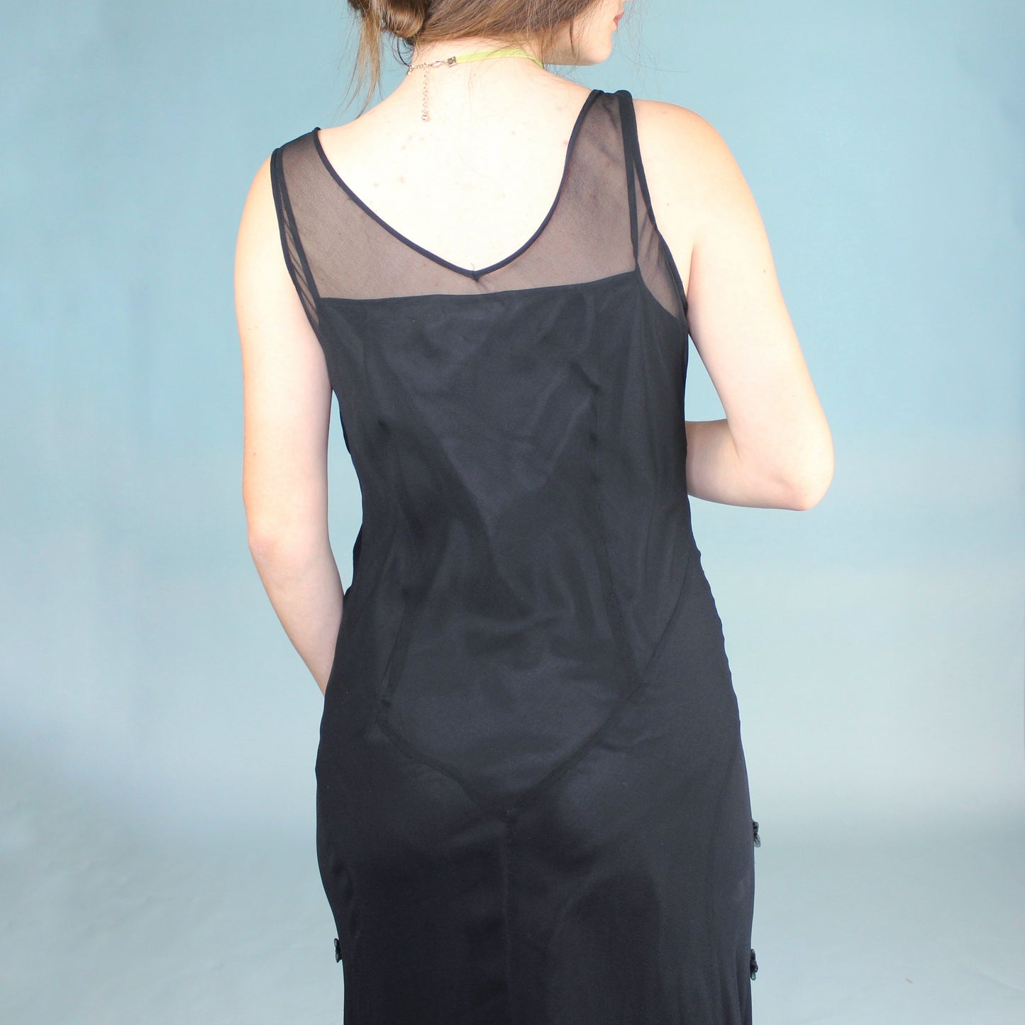 Vintage Y2k 3D Flower maxi Dress by Mixit