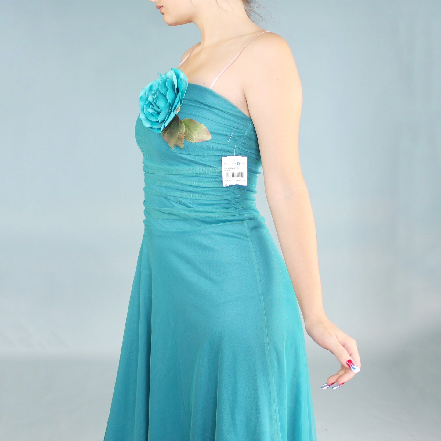 Vintage Y2k Tea Length Prom Dress Deadstock NWT by Scene