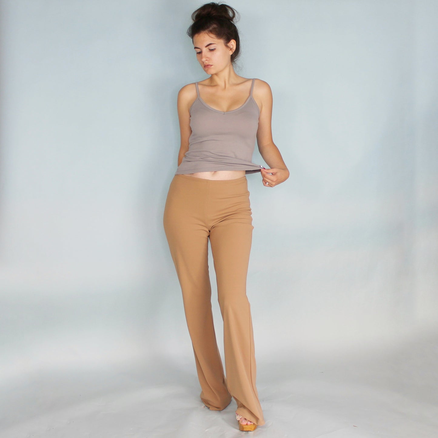 Vintage Y2k Stretchy Flare Pants by Savvy
