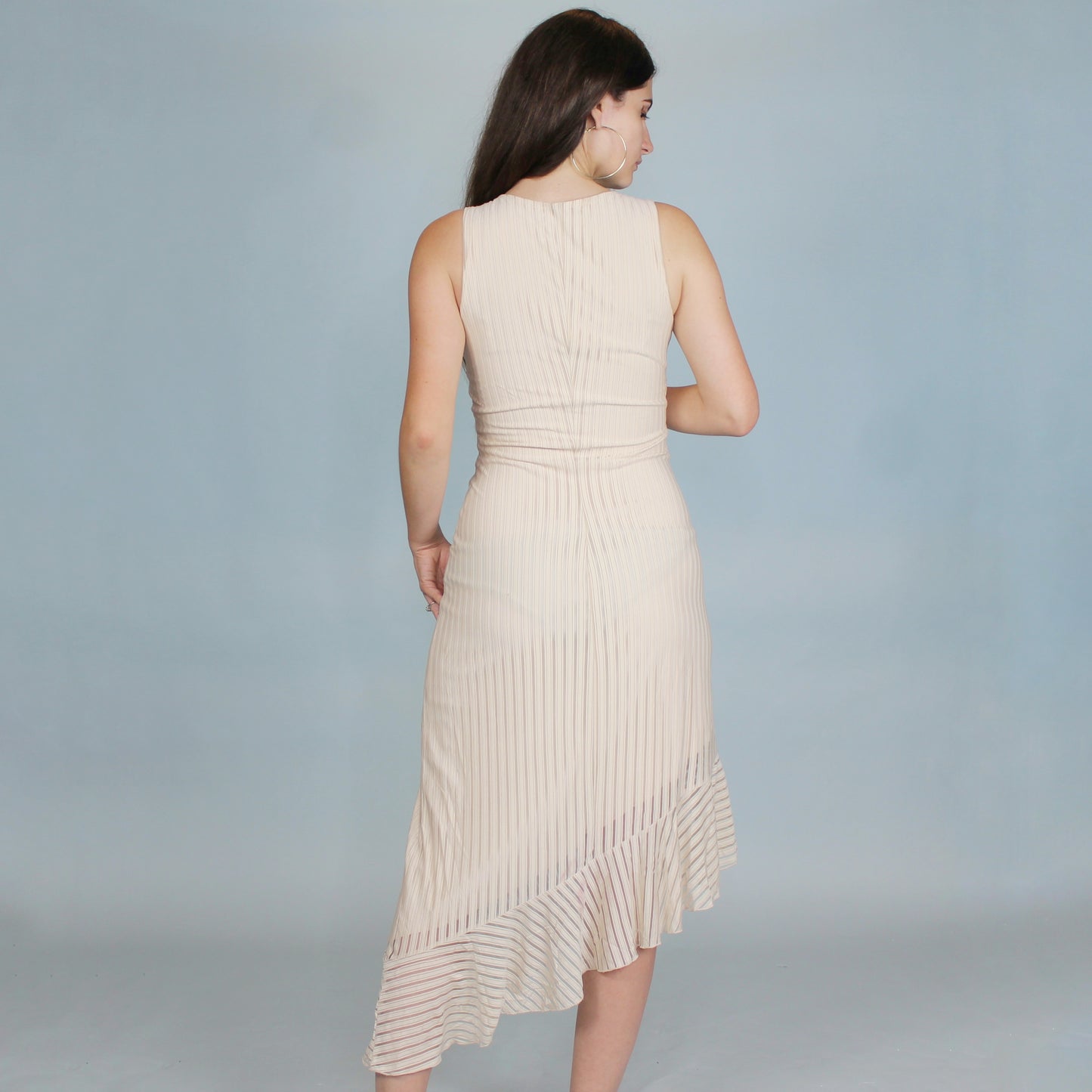 Vintage Y2k Asymmetrical Midi Dress by Charlotte Russe