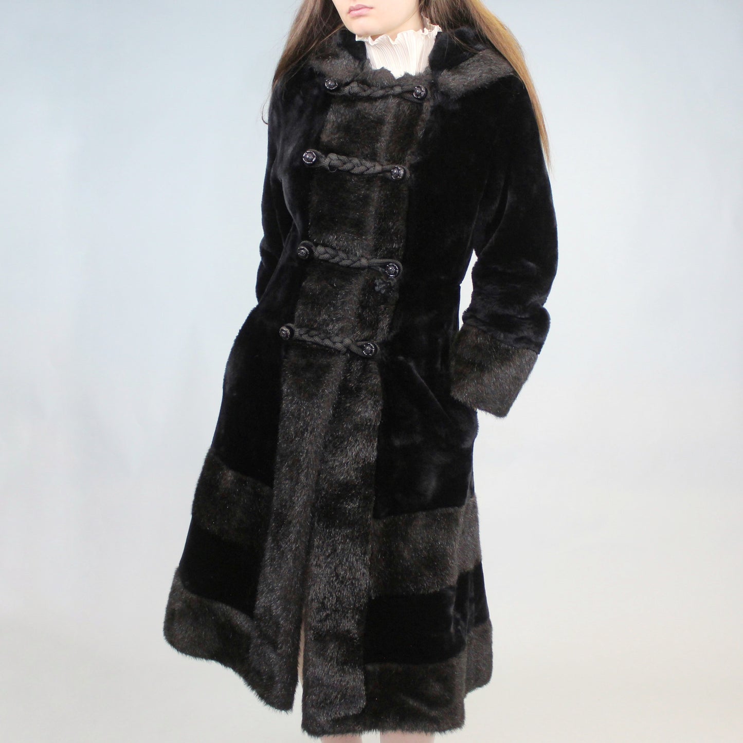 Vintage 60s Faux Fur Coat from Cloud 9 Another Fashion Fabric by Collin & Aikman