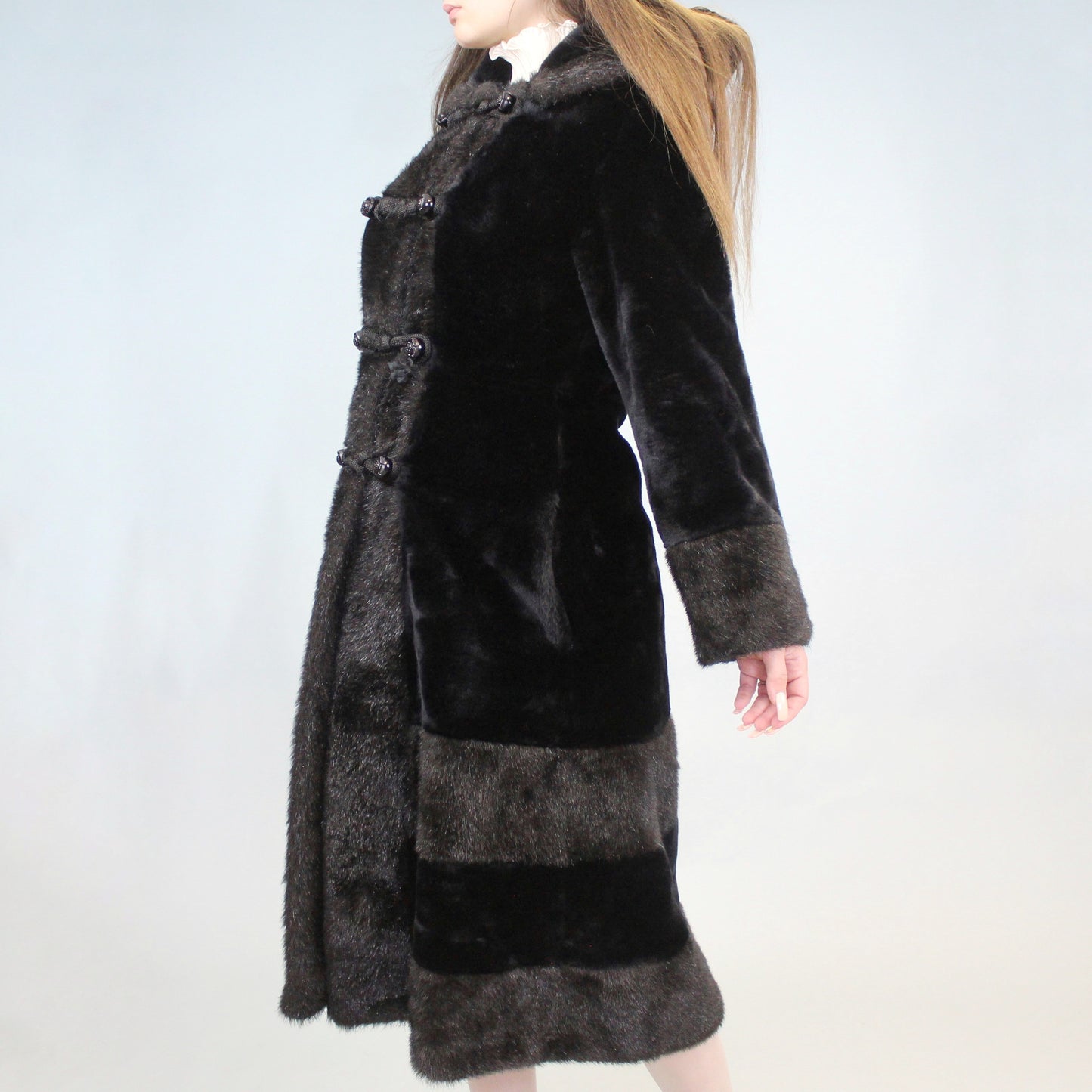Vintage 60s Faux Fur Coat from Cloud 9 Another Fashion Fabric by Collin & Aikman