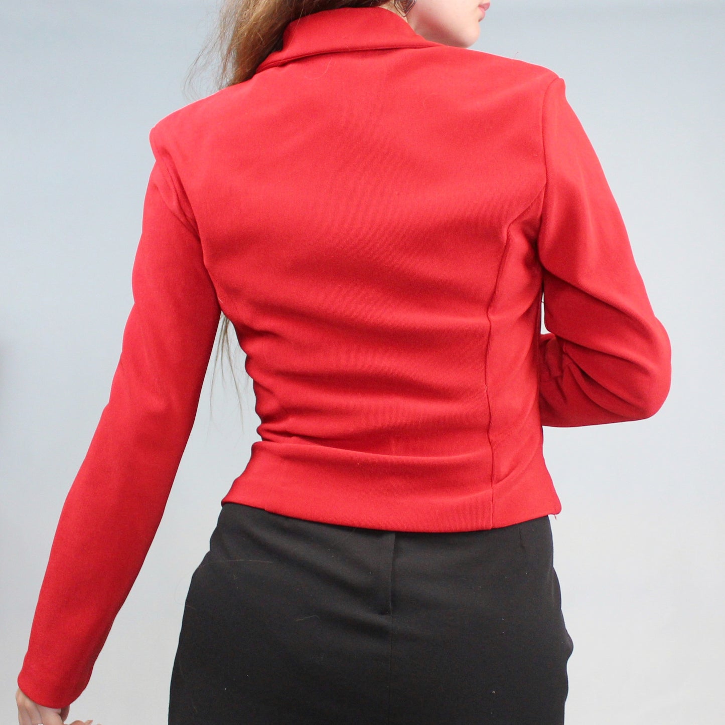 Vintage 90s Red Zip Jacket by Blondie and Me
