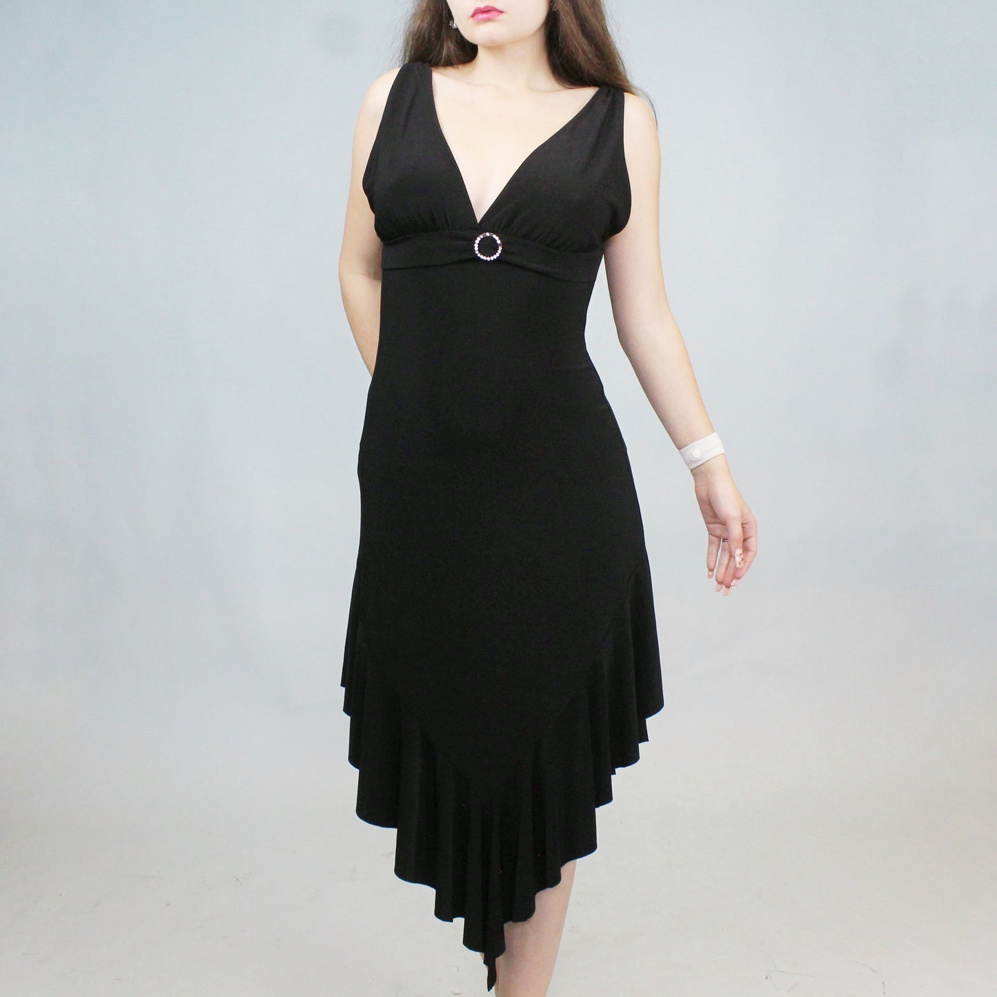 Vintage Y2k Formal Midi Dress by Kieu's