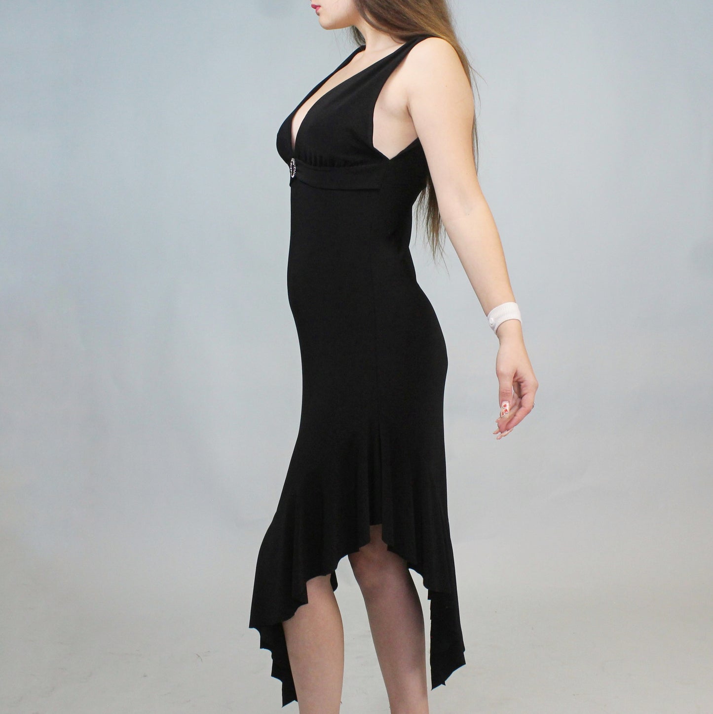 Vintage Y2k Formal Midi Dress by Kieu's
