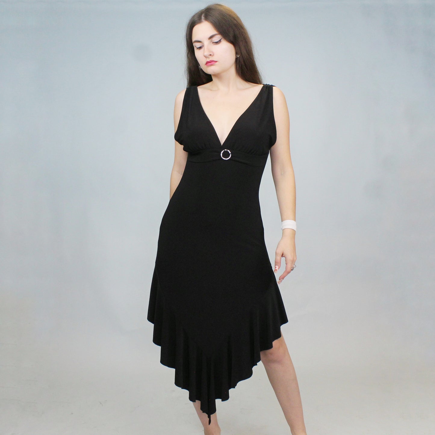 Vintage Y2k Formal Midi Dress by Kieu's