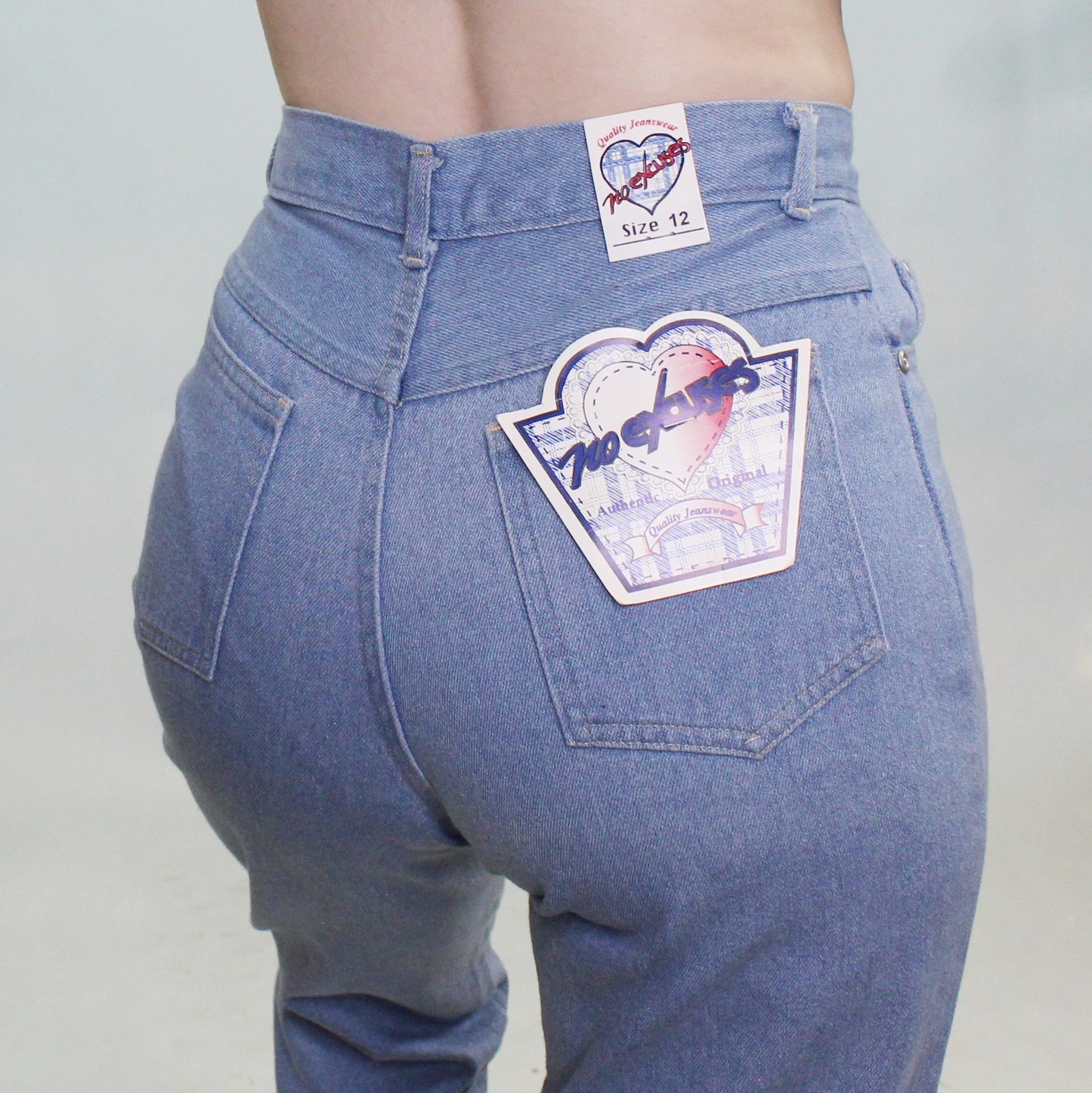Vintage 90s High Waisted Deadstock Mom Jeans