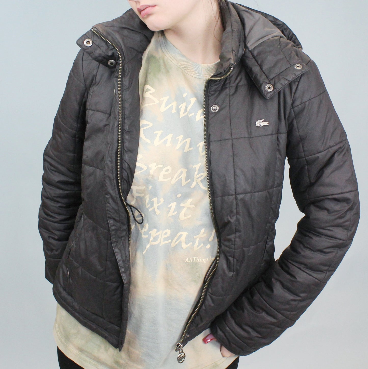 Designer Lacoste Puffer Jacket