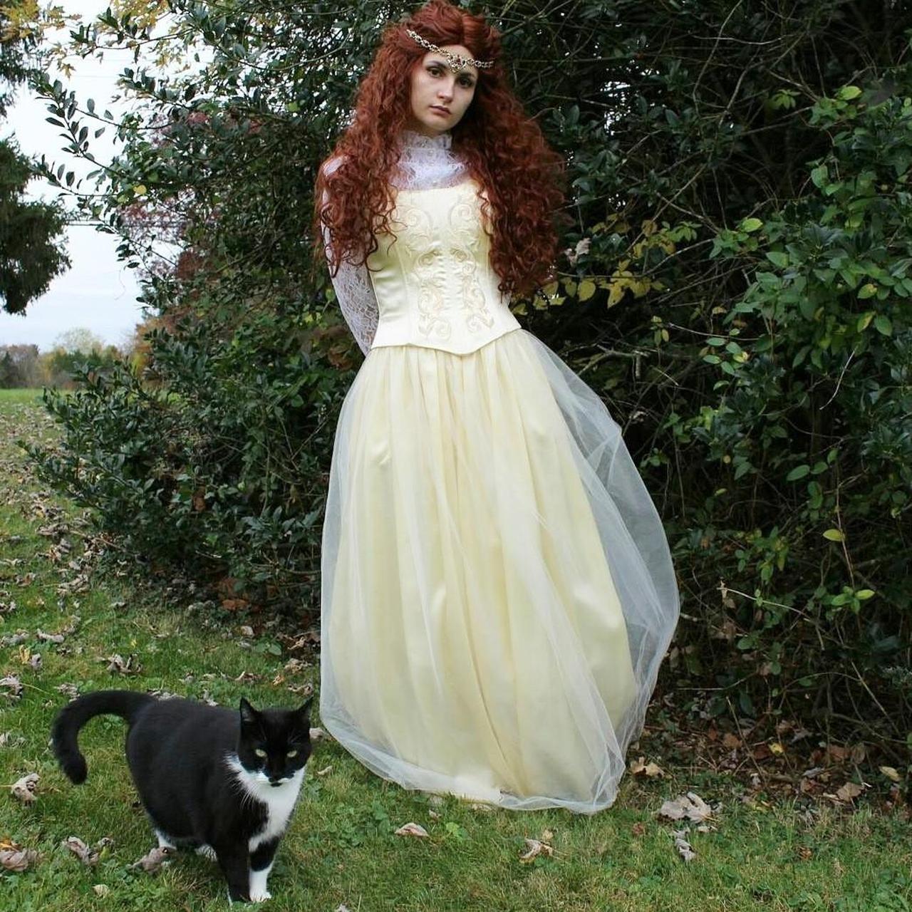 Vintage 90s Yellow Prom Gown by Jessica McClintock for Gunne Sax