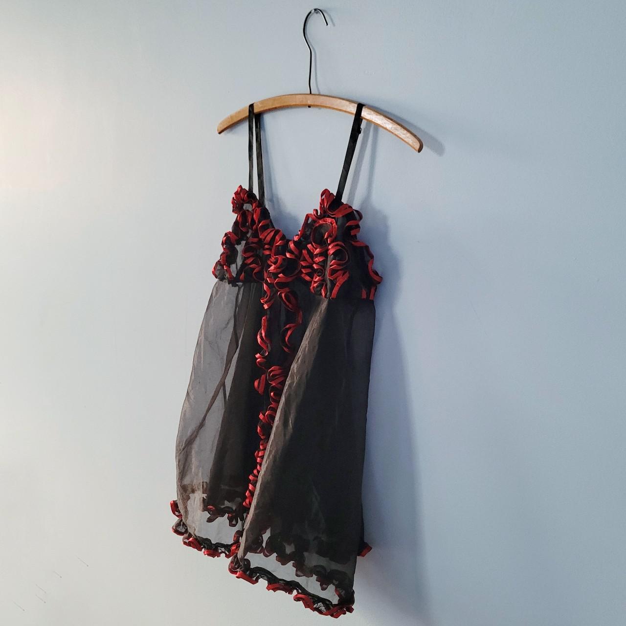 Vintage 80s Ruffle Babydoll Lingerie by Juliara