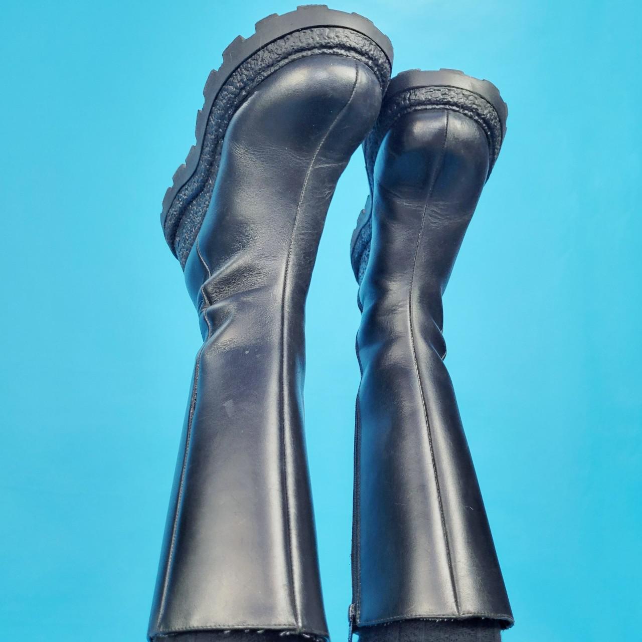 Vintage Y2k Cyber Goth Platform Boots from X Woman by Steve Madden