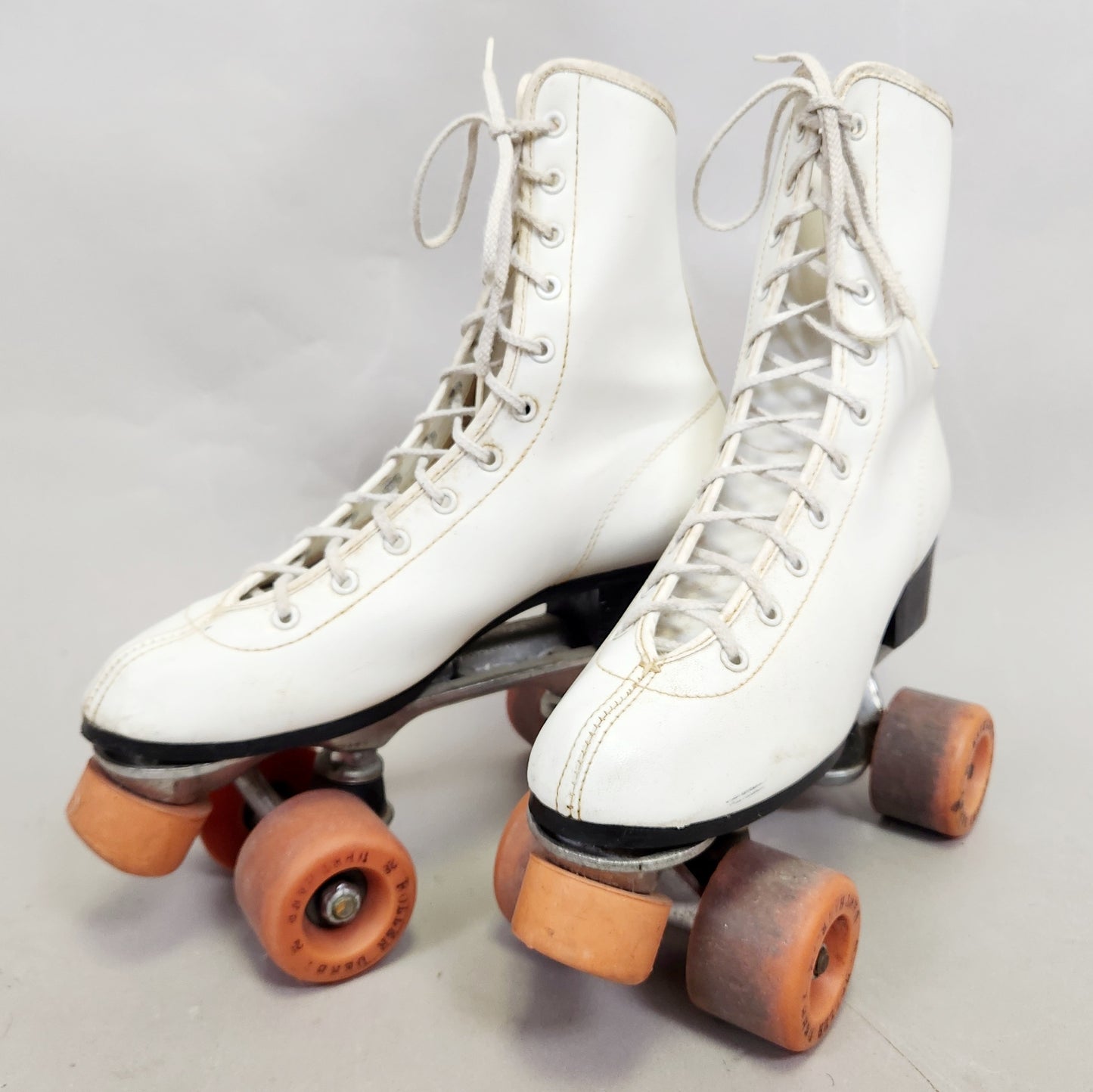 Vintage 80s Classic Quad Roller Skates with Derby Wheels