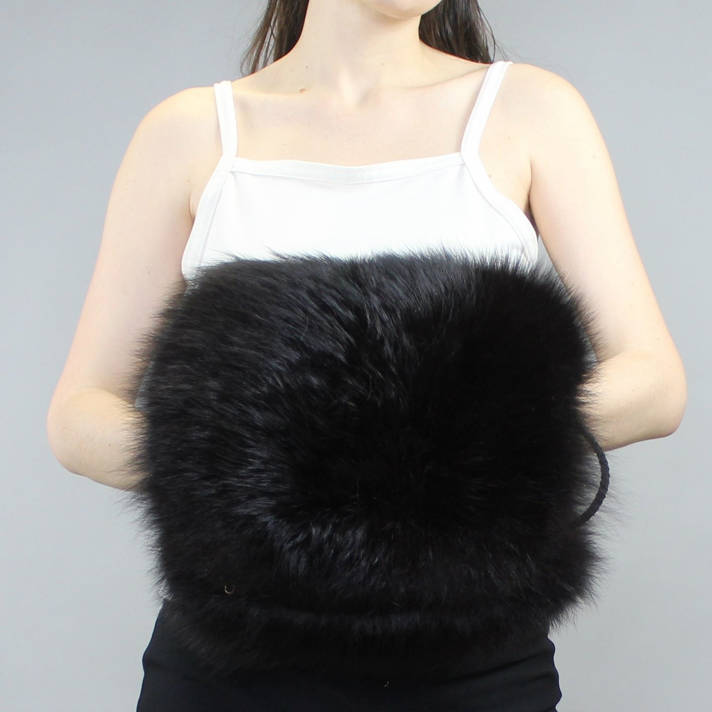 Vintage 60s Luxurious Fur Muff Purse