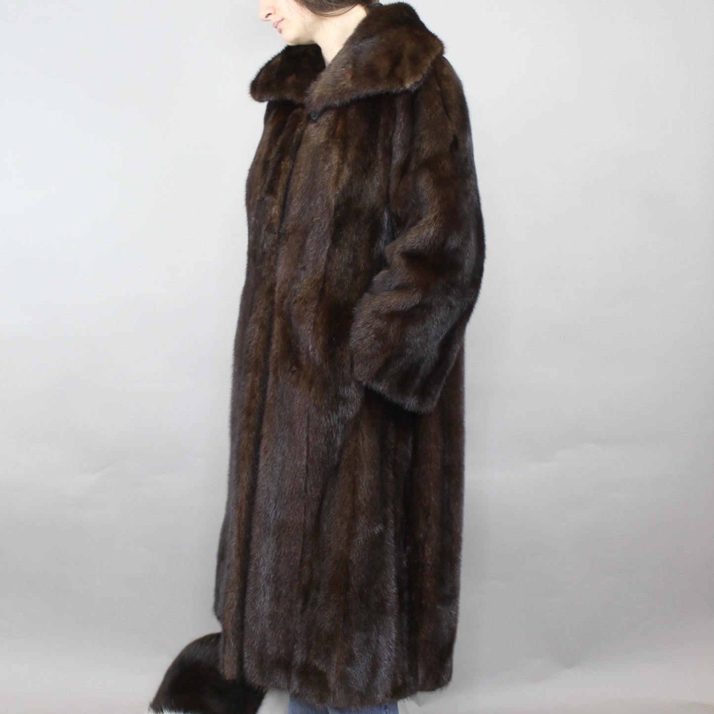 Vintage 50s Mink Fur Coat by John Wanamaker Rittenhouse Square