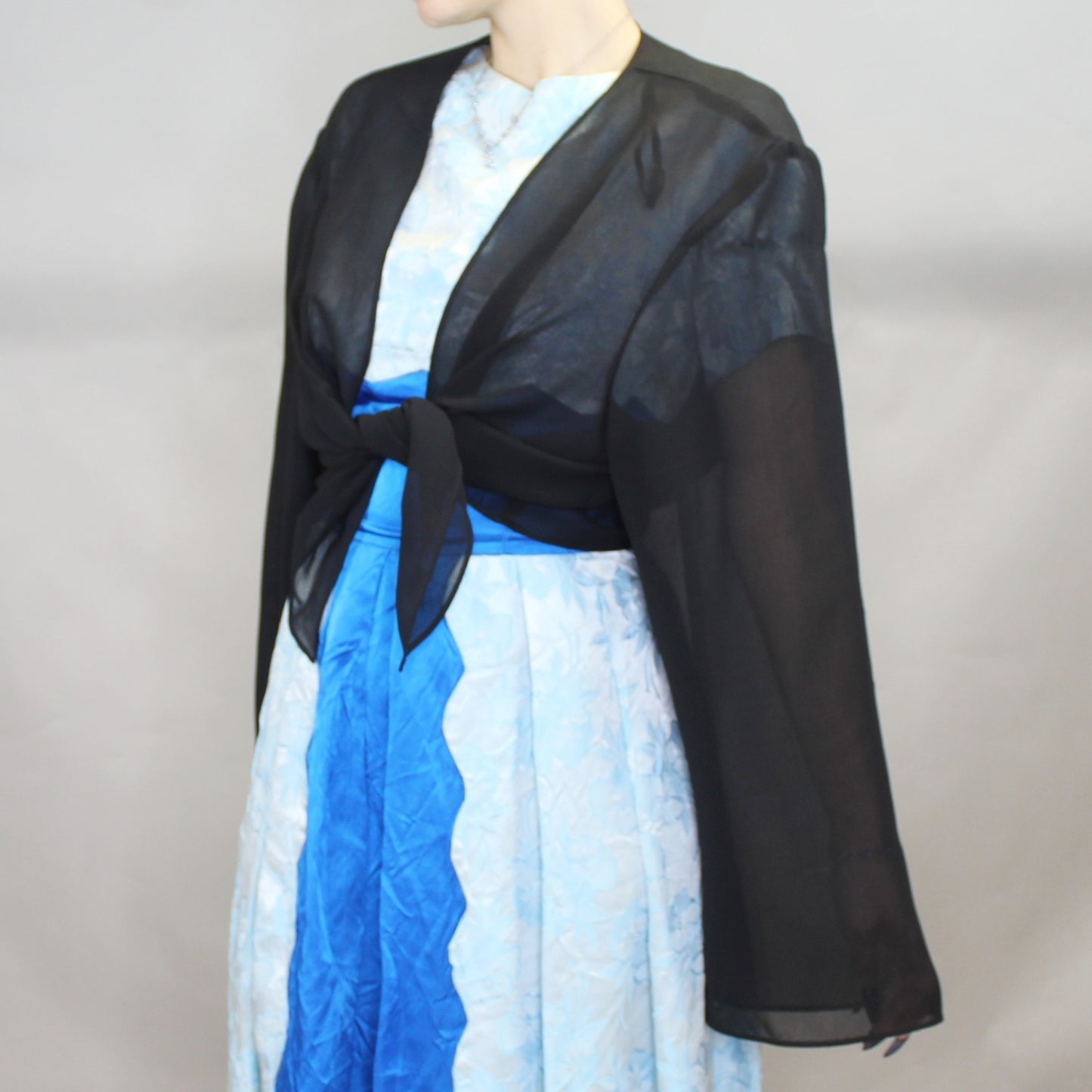 Vintage 90s Sheer Black Jacket by Jump Apparel Co.