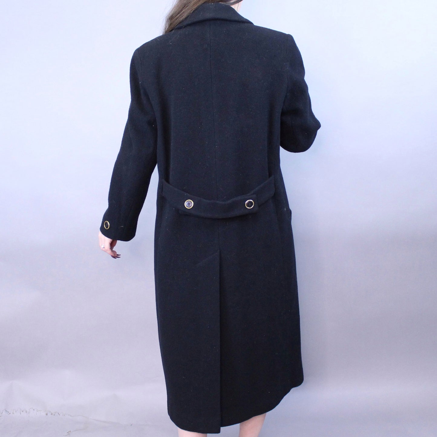 Vintage 80s Formal Wool Overcoat by Leslie Fay Petites