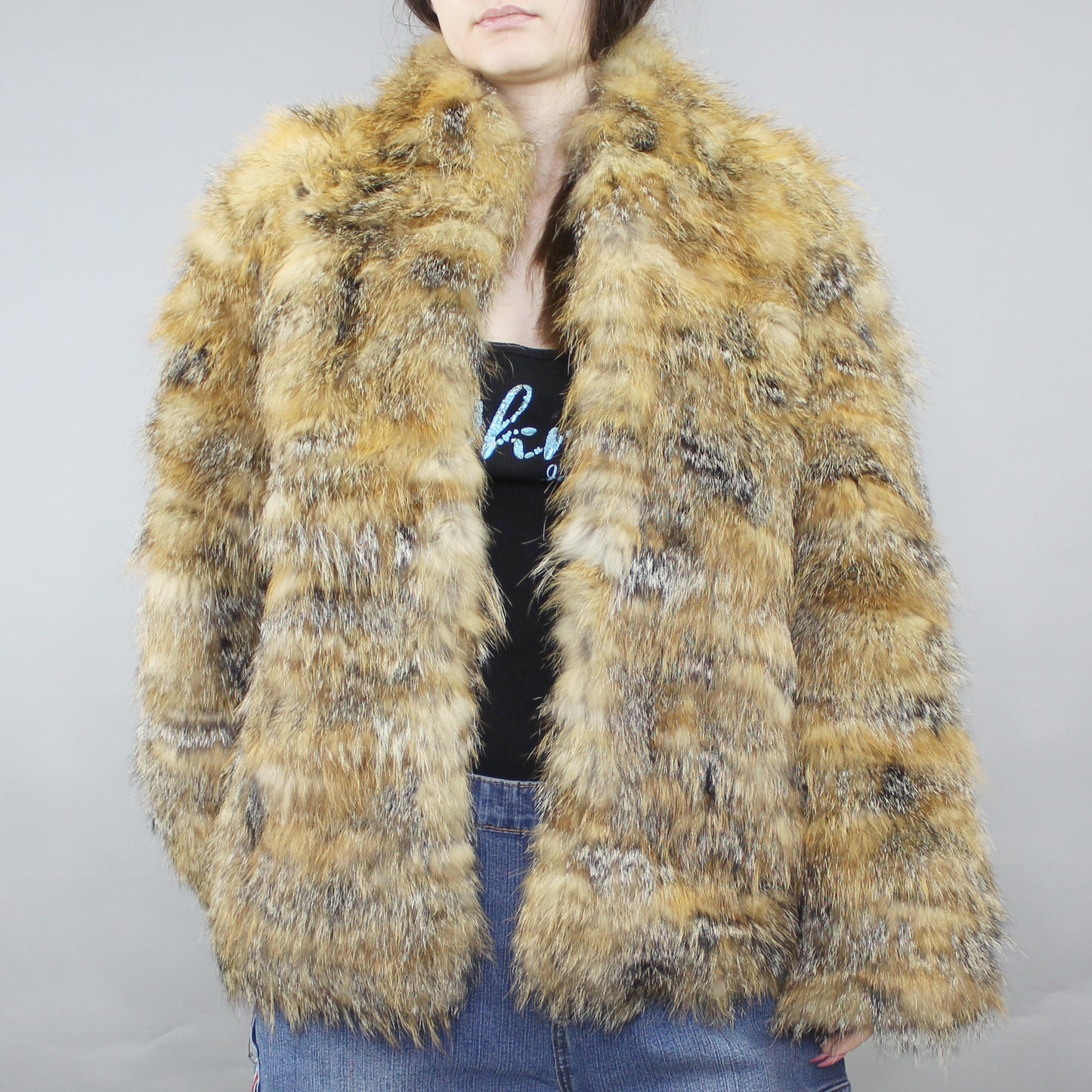 Vintage 70s Groovy Fur Coat