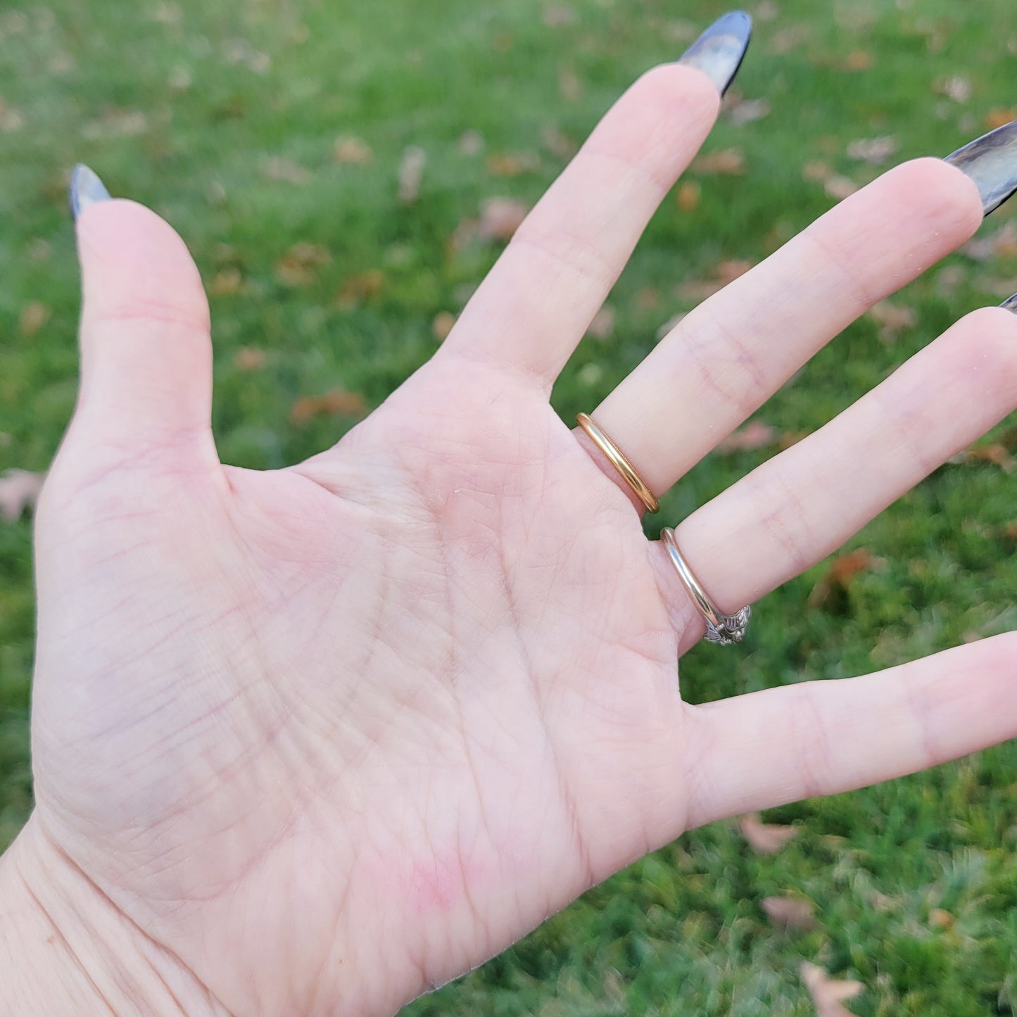 Vintage 40s 14K Gold Wedding Band by Lohengrin