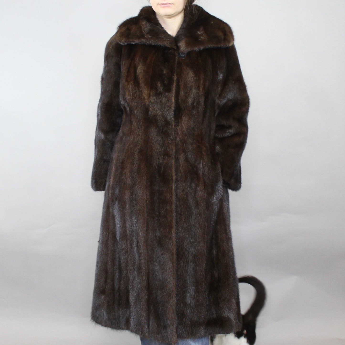 Vintage 50s Mink Fur Coat by John Wanamaker Rittenhouse Square