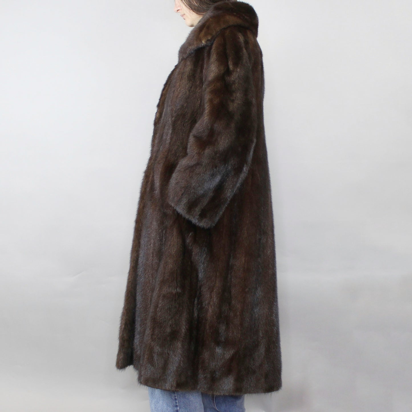 Vintage 50s Mink Fur Coat by John Wanamaker Rittenhouse Square