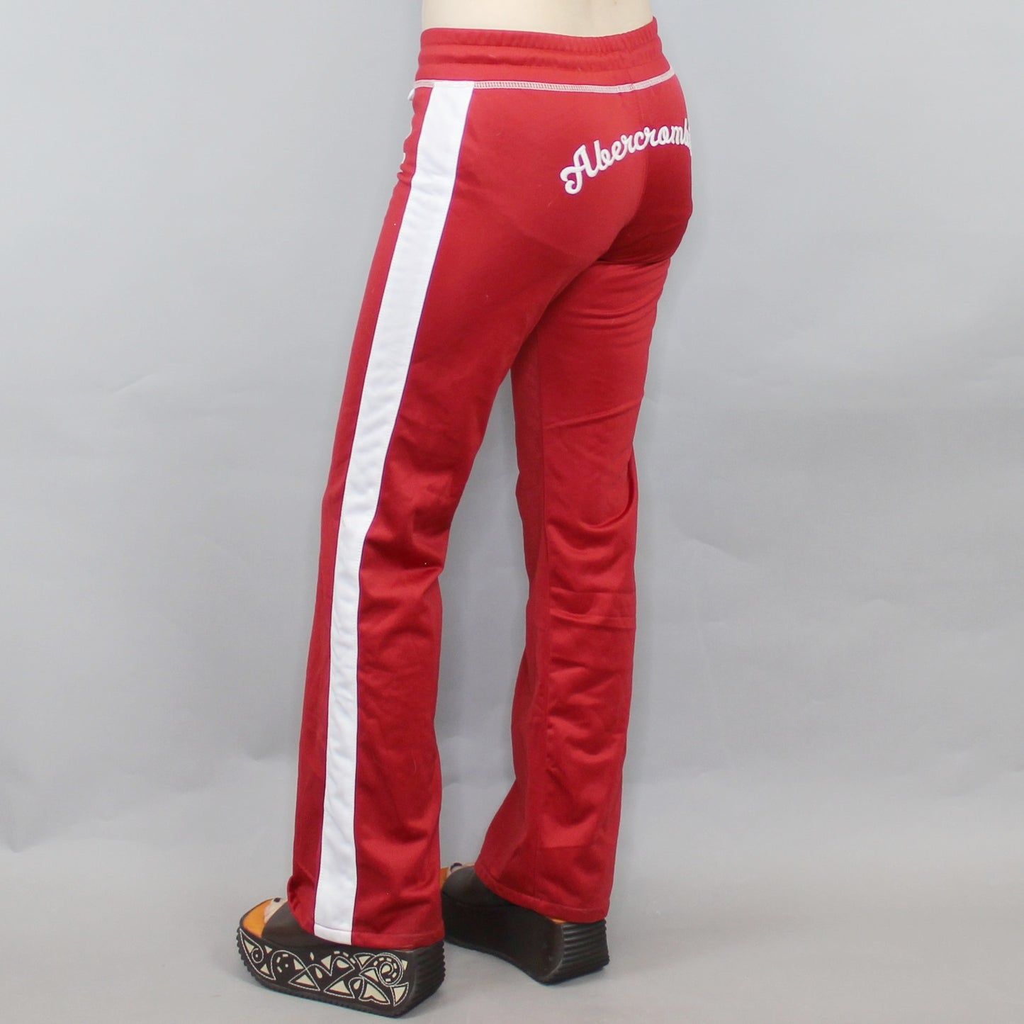 Vintage Y2k Sporty Track Pants Low Rise Flares by Abercrombie
