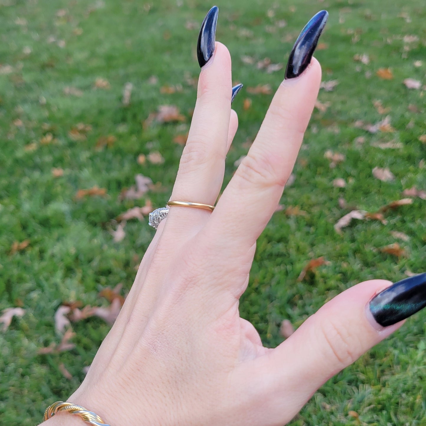 Vintage 40s 14K Gold Wedding Band by Lohengrin