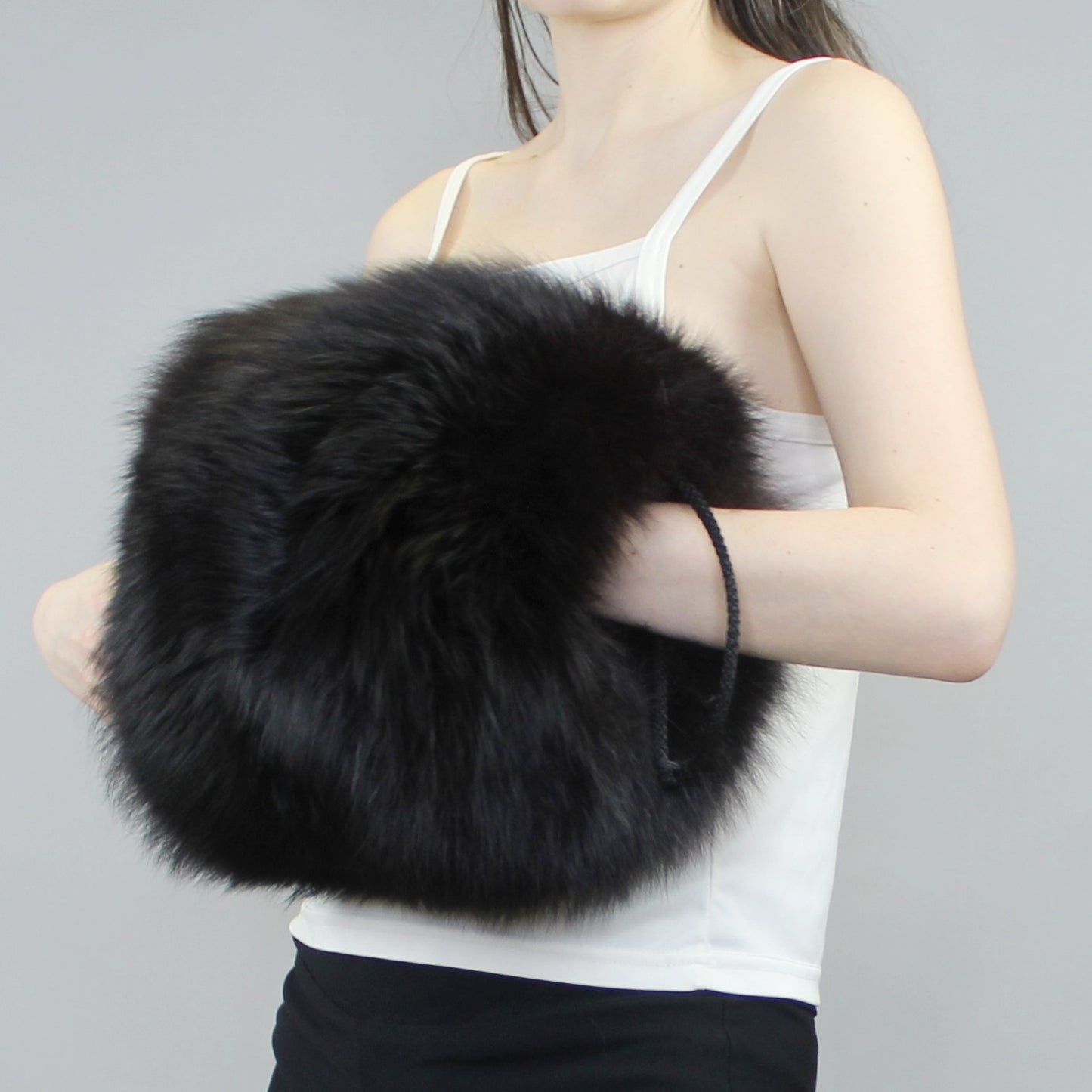 Vintage 60s Luxurious Fur Muff Purse