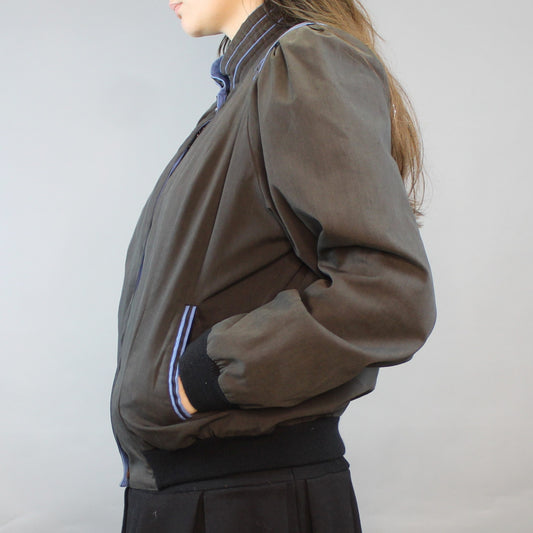 Vintage 80s Bomber Jacket by Jean Nicole