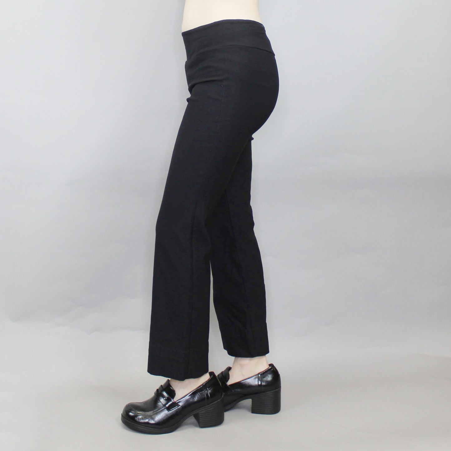 Vintage Y2k Low Rise Boot Cut Black Pants by Iz Byer