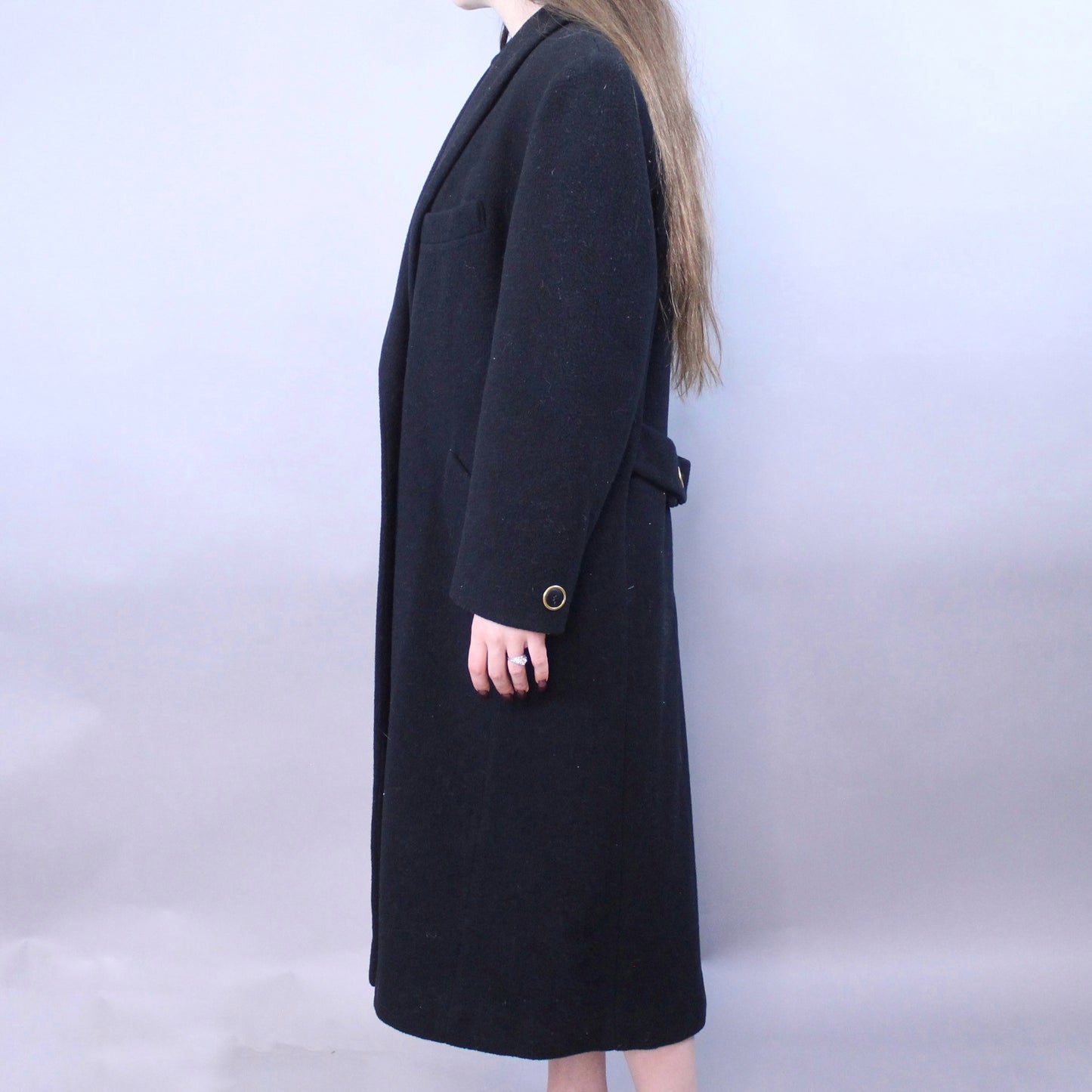 Vintage 80s Formal Wool Overcoat by Leslie Fay Petites