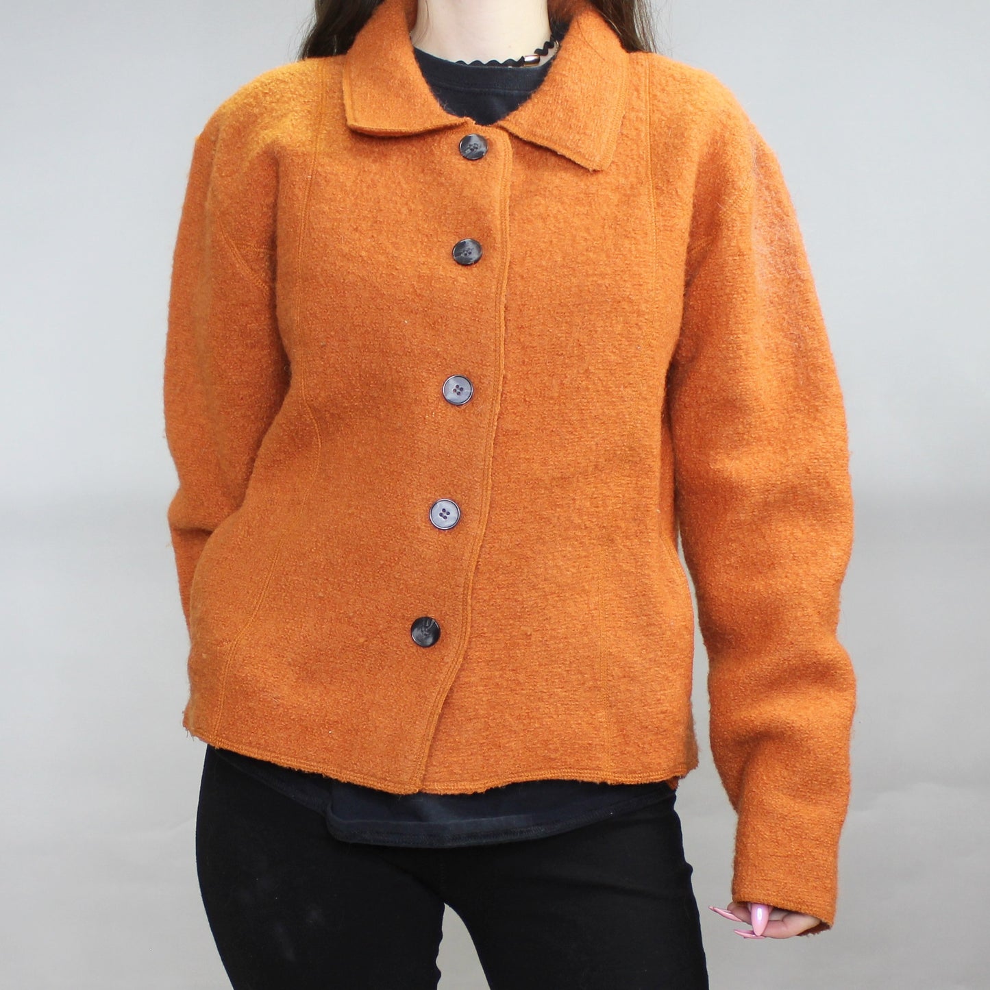 Vintage 90s Wool Jacket by Herman Geist