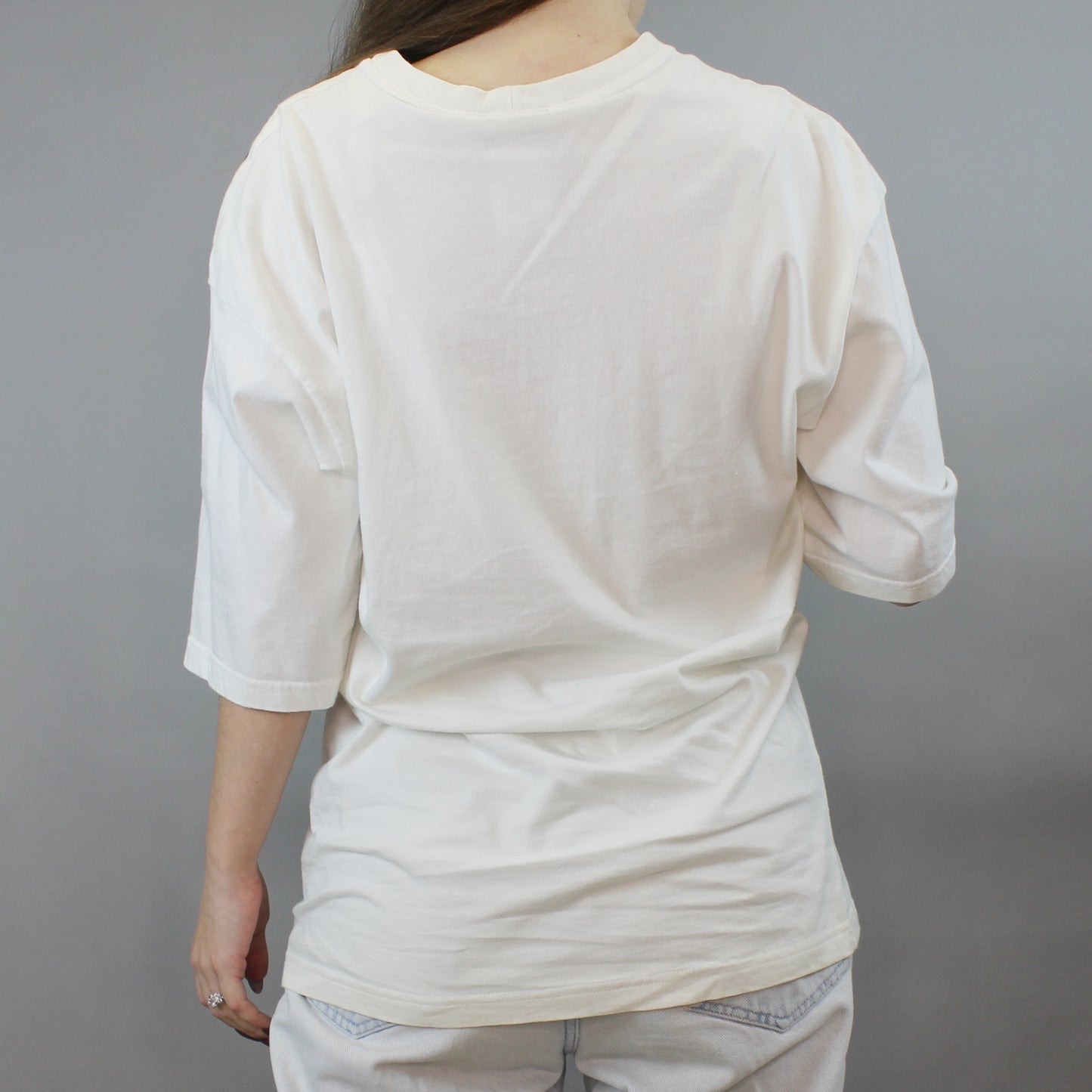 Vintage 90s Versace Jeans Couture Designer Embroidered T-Shirt